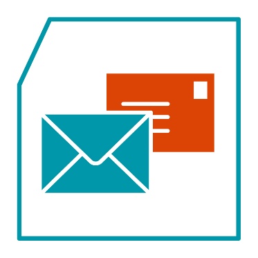 A mail icon.
