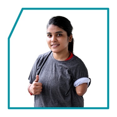 A person giving a thumbs up.